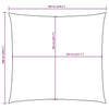 Parasole a Vela in Tela Oxford 6×6 m Blu - Image 215 of 250