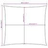 Vela Parasole Quadrata in Tela Oxford 6×6 m Crema - Image 200 of 222