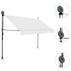 Tenda da Sole Retrattile Manuale con LED, Poliestere/Acciaio, 300 cm, Crema - Image 136 of 250