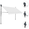 Tenda da Sole Retrattile Manuale con LED, Poliestere/Acciaio, 300 cm, Crema - Image 139 of 250