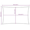 Parasole a Vela in Tessuto Oxford 3×6 m Blu - Image 191 of 250