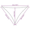 Parasole a Vela in Tessuto Oxford 4×5×5 m Rosso - Image 132 of 249