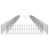 Gabbione Letto Rialzato in Acciaio Zincato 800×100×20 cm Argento - Image 199 of 250
