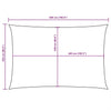 Parasole a Vela Oxford Rettangolare 2,5×5 m Blu - Image 145 of 250