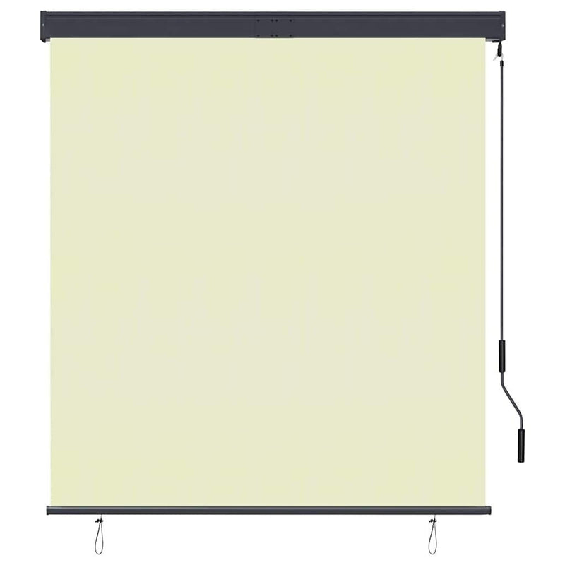 Tenda a Rullo per Esterni, Tessuto PA, Meccanismo a Manovella, 140×250 cm, Crema - Image 152 of 250
