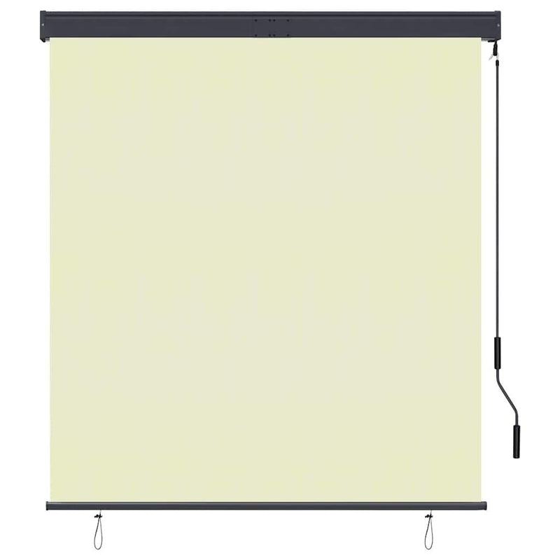 Tenda a Rullo per Esterni, Tessuto PA, Meccanismo a Manovella, 140×250 cm, Crema - Image 181 of 250