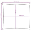 vidaXL Toldo vela cuadrado de tela Oxford 4,5x4,5 m Verde Oscuro - Image 180 of 221