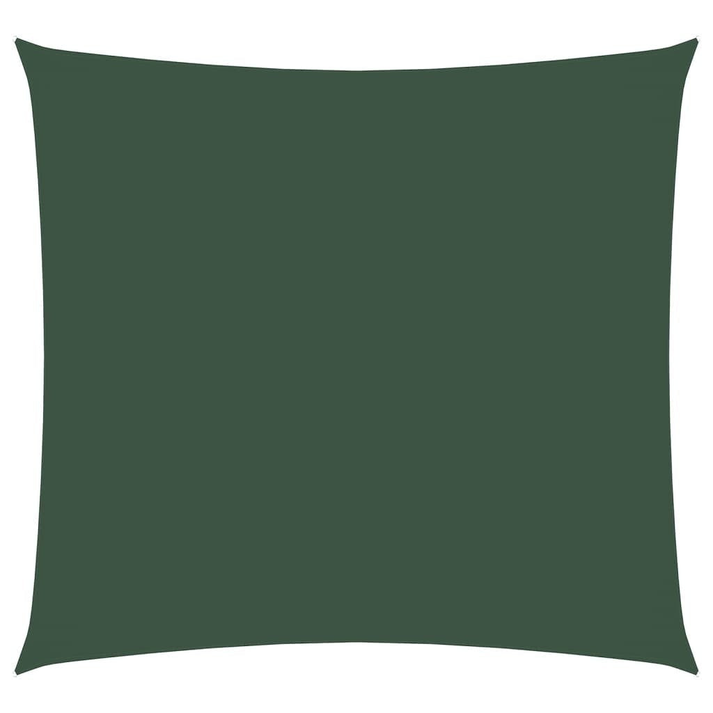 vidaXL Toldo vela cuadrado de tela Oxford 4,5x4,5 m Verde Oscuro - Image 181 of 221