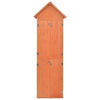 vidaXL Wooden Tool Shed 71x60x213 cm Brown - Image 129 of 250