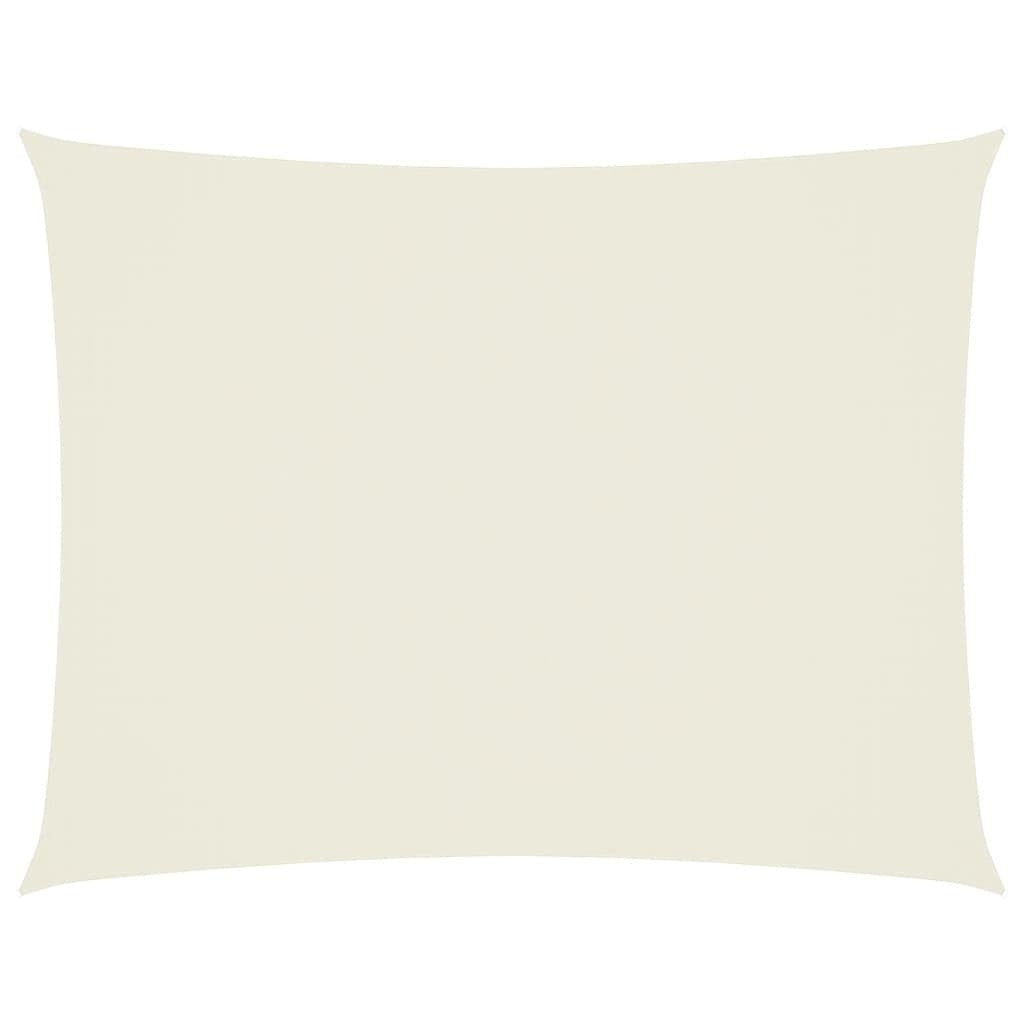 Parasole a Vela in Tessuto Oxford Rettangolare 3×4,5 m Crema - Image 191 of 250