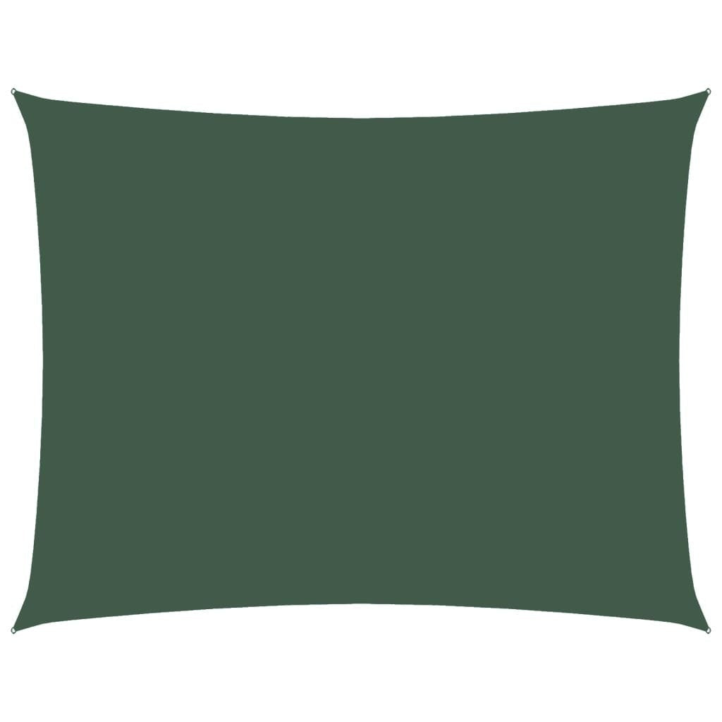 Parasole a Vela in Tessuto Oxford 2,5×3,5 m Verde Scuro - Image 155 of 250