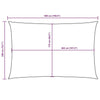 Parasole a Vela Tessuto Oxford rivestito in PU Rettangolare 6×5 m Beige - Image 233 of 250