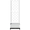 Fioriera da Giardino con Graticcio in PP 40×40×121,5 cm Bianco - Image 113 of 250