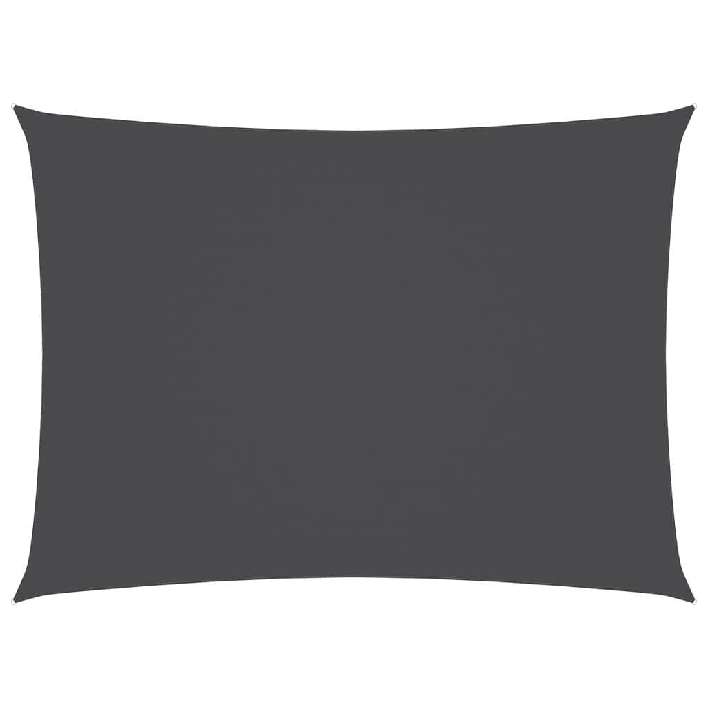 vidaXL Oxford Fabric Shade Sail 3x4.5 m Anthracite - Image 208 of 250