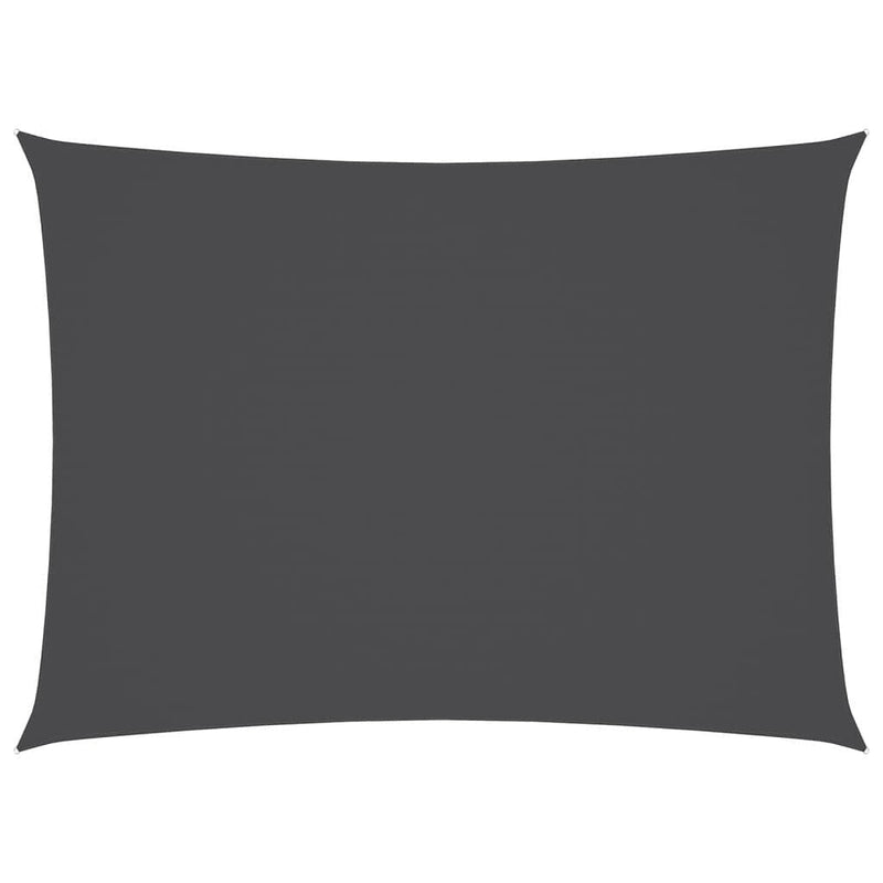 vidaXL Oxford Fabric Shade Sail 3x4.5 m Anthracite - Image 208 of 250