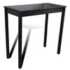 Set Tavolo Bar 4 Sgabelli Piano MDF e Legno di Pino 115×55×107 cm Nero - Image 168 of 229