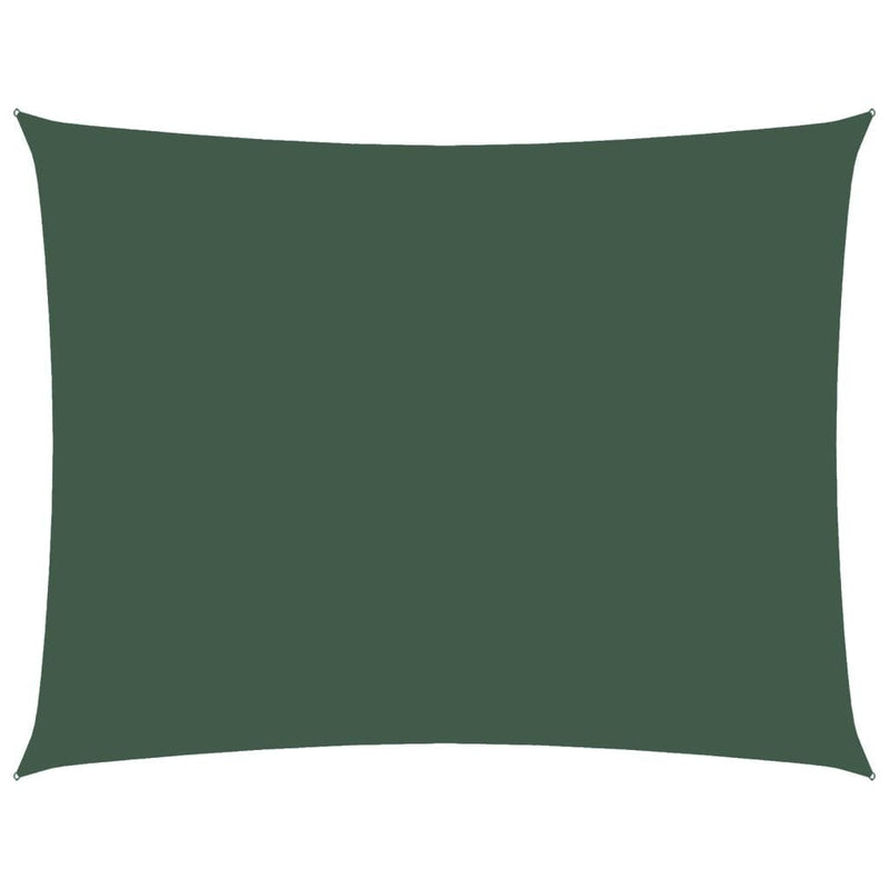 Parasole a Vela in Tessuto Oxford 2,5×3,5 m Verde Scuro - Image 201 of 250