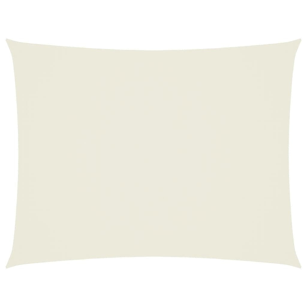 Parasole a Vela in Tessuto Oxford Rettangolare 3×4,5 m Crema - Image 239 of 250