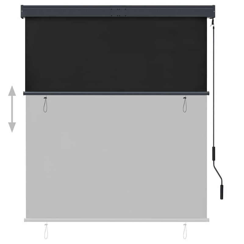Tenda a Rullo per Esterni Poliestere 140×250 cm Antracite - Image 208 of 250