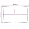 Parasole a Vela Oxford Rettangolare 5×7 m Giallo - Image 249 of 250