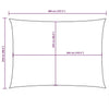 Parasole a Vela Oxford Rettangolare 2,5×4 m Verde Scuro - Image 228 of 250