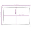 Parasole a Vela in Tessuto Oxford 3×6 m Arancione - Image 139 of 250
