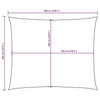 Parasole a Vela Oxford Rettangolare 4×6 m Arancione - Image 241 of 250