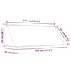 Tenda da Sole Retrattile Manuale 350×150 cm Blu e Bianco - Image 109 of 250