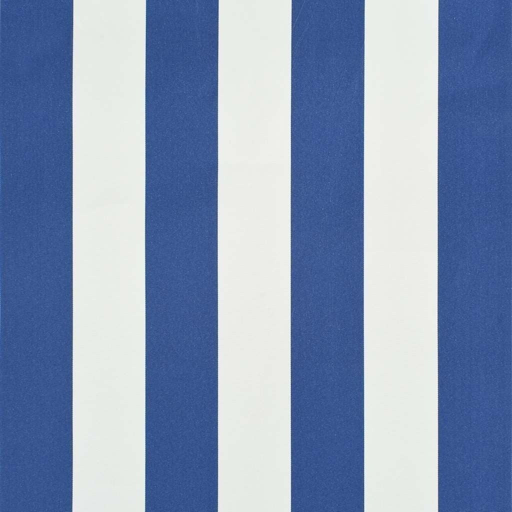 Tenda da Sole Retrattile Manuale 350×150 cm Blu e Bianco - Image 114 of 250