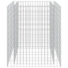 Gabbione Letto Rialzato in Acciaio Zincato 90×90×100 cm Argento - Image 167 of 250