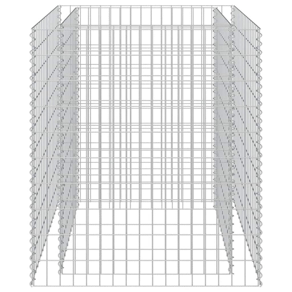 Gabbione Letto Rialzato in Acciaio Zincato 90×90×100 cm Argento - Image 167 of 250