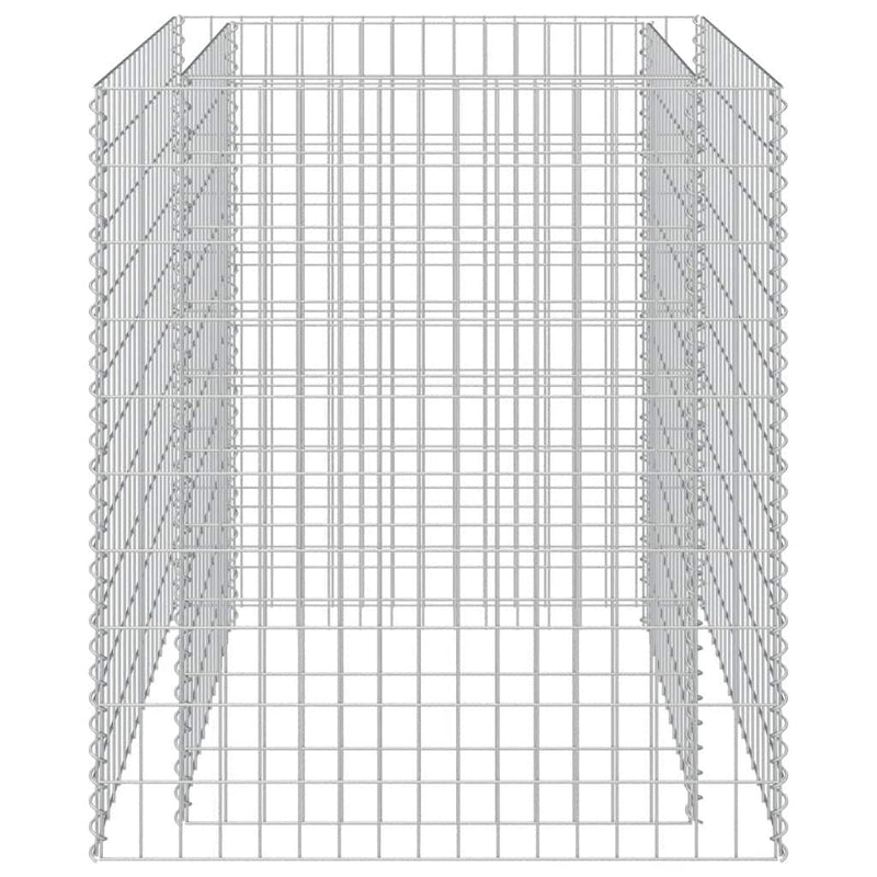 Gabbione Letto Rialzato in Acciaio Zincato 90×90×100 cm Argento - Image 167 of 250