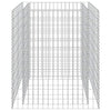 Gabbione Letto Rialzato in Acciaio Zincato 90×90×100 cm Argento - Image 168 of 250