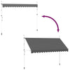 Tenda da Sole Retrattile Manuale 400 cm Antracite - Image 167 of 250