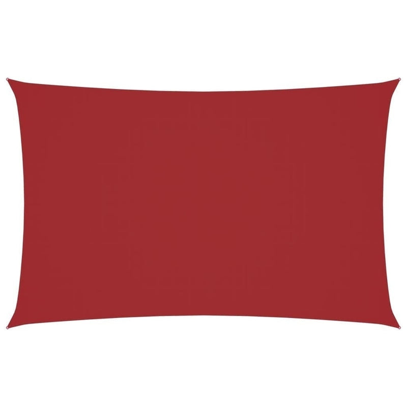 Parasole a Vela Rettangolare Oxford 2×5 m Rosso - Image 213 of 248
