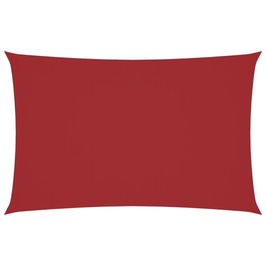Parasole a Vela Rettangolare Oxford 2×5 m Rosso - Image 216 of 248