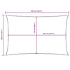 Parasole a Vela Rettangolare Oxford 2×5 m Rosso - Image 230 of 248