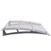 vidaXL Door Canopy, 150x90 cm, PET and Steel, Silver and Transparent - Image 161 of 228