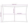 Parasole a Vela Oxford con Rivestimento in PU Rettangolare 5×8 m Antracite - Image 163 of 250