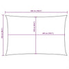 Parasole a Vela Oxford Rettangolare 2,5×5 m Blu - Image 188 of 250
