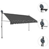 Tenda da Sole Retrattile Manuale con LED 400 cm Antracite - Image 179 of 250