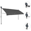 Tenda da Sole Retrattile Manuale con LED 400 cm Antracite - Image 201 of 250
