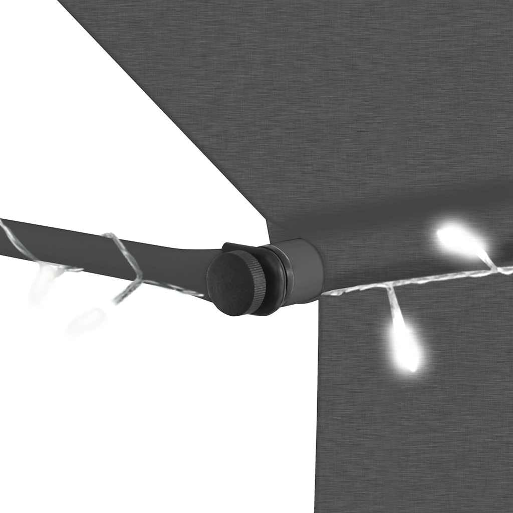 Tenda da Sole Retrattile Manuale con LED 400 cm Antracite - Image 199 of 250
