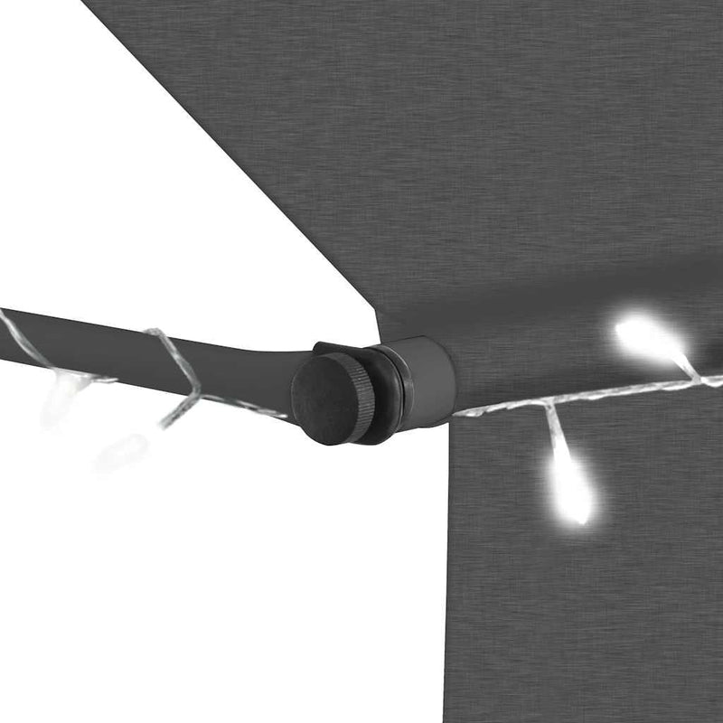 Tenda da Sole Retrattile Manuale con LED 200 cm Antracite - Image 153 of 250