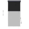 Tenda a Rullo per Esterni Tessuto Poliestere 80×250 cm Antracite - Image 200 of 250