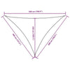 Parasole a Vela in Tessuto Oxford 4×5×5 m Rosso - Image 167 of 249