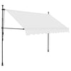 Tenda da Sole Retrattile Manuale con LED, Poliestere/Acciaio, 300 cm, Crema - Image 165 of 250