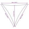 Parasole a Vela Tessuto Oxford Triangolare 5×5×5 m Verde Scuro - Image 147 of 250