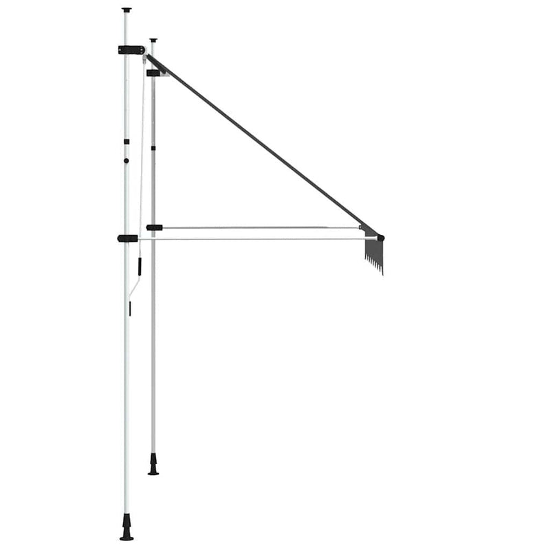 Tenda da Sole Retrattile Manuale Poliestere Rivestito PU 200 cm Antracite - Image 130 of 250