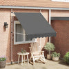 Tenda da Sole Retrattile Manuale Poliestere Rivestito PU 200 cm Antracite - Image 142 of 250